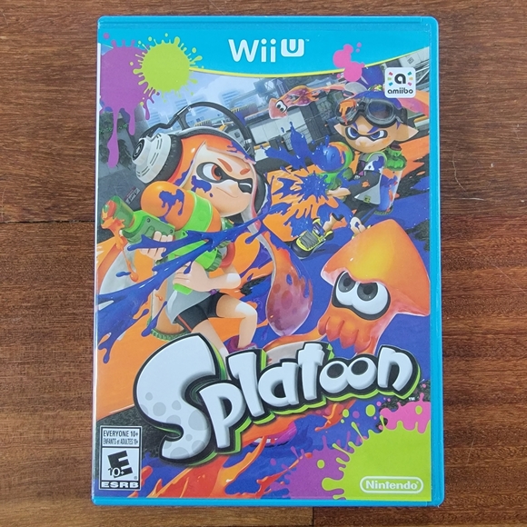 Nintendo Video Games & Consoles Splatoon Nintendo Wii U Used With